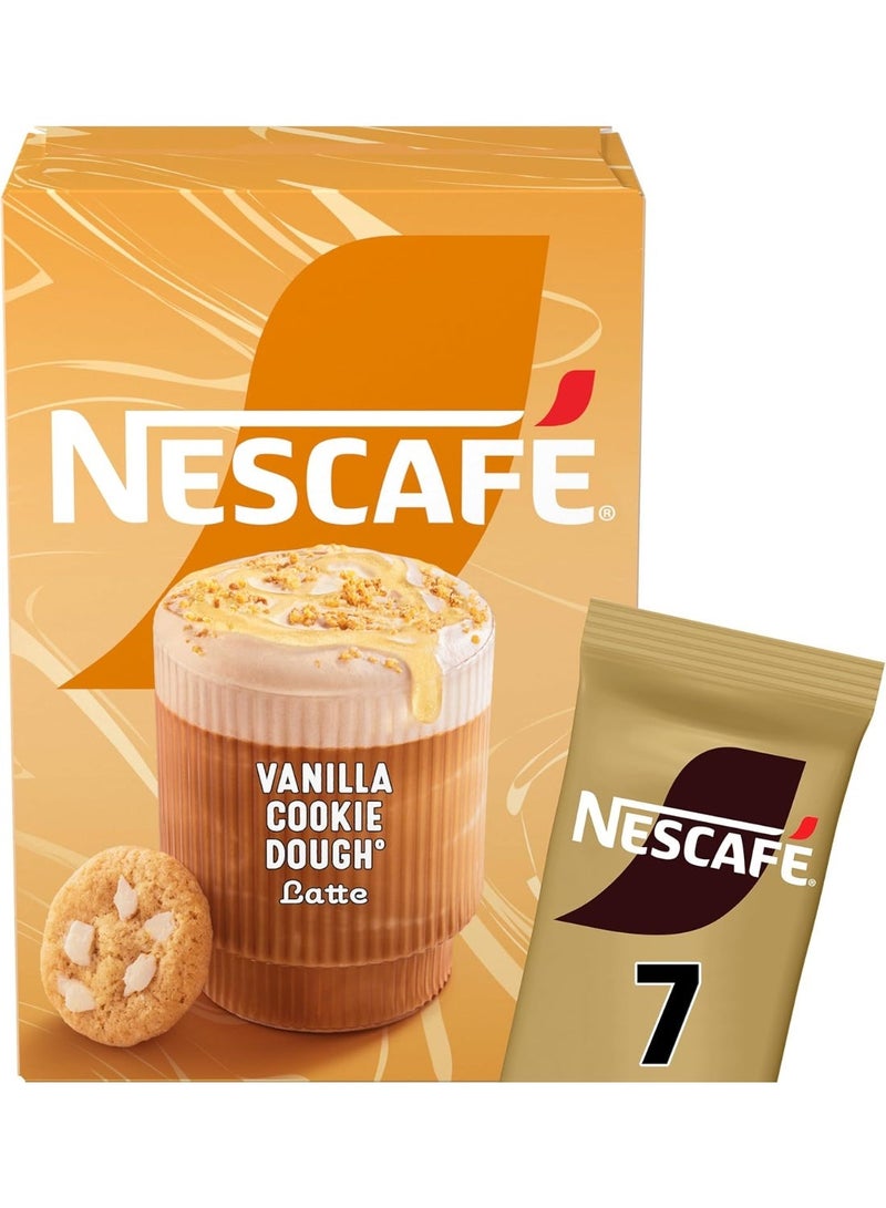 Nestle Nescafe Vanilla Cookie Dough Latte Flavour Instant Coffee Sachet 136.5grams Pack of 7 - Image 2