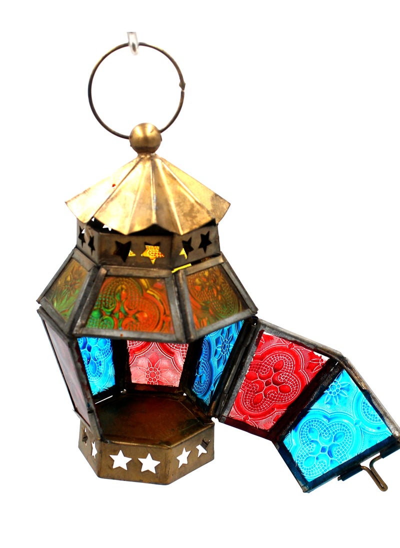 Antique Museum RAMADAN MOROCCAN PARTY CAMPING FUNCTION DECORATIVE CANDLE LAMP (2114) 14CM -ALN1158  - Image 1