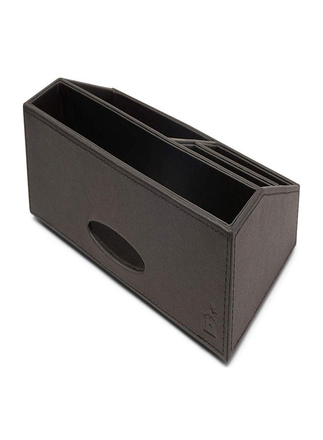 Castle Armory Leatherette Desk Organizer Caddy - Clutter Organizer for Office, Home, Personal, Employee Office Supplies and Accessories (All-in-one Organizer - Stackable) - Image 5