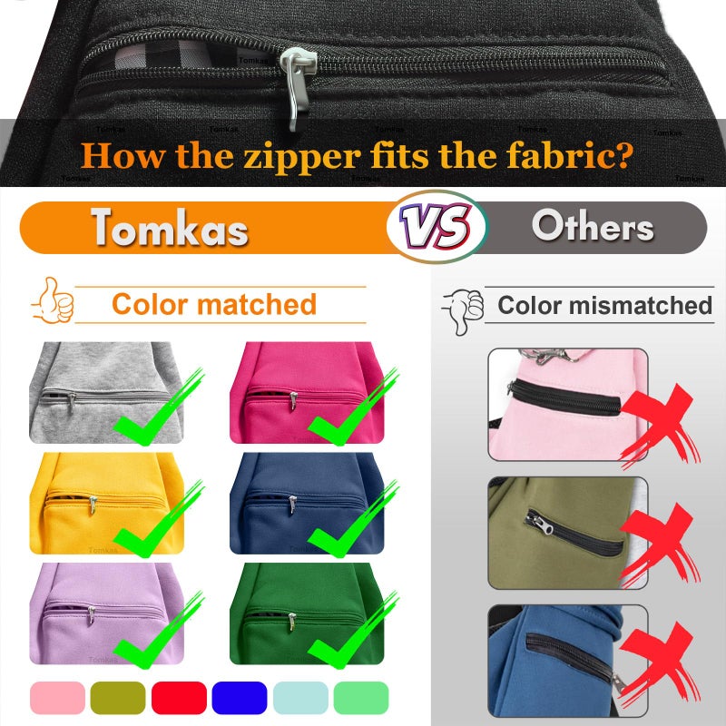 Tomkas Small Dog Sling Carrier - Adjustable Strap & Zip Pocket - Suitable for Puppies (Black) - Image 5