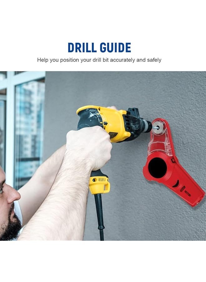 erorex - Portable Detachable Dust Collector 2 In 1 Wall Electric Drilling Dust Collector Catcher Horizontal Line Laser Locator With Spirit Bubble Easy Aligning Simple Attachment To The Wall - Image 1