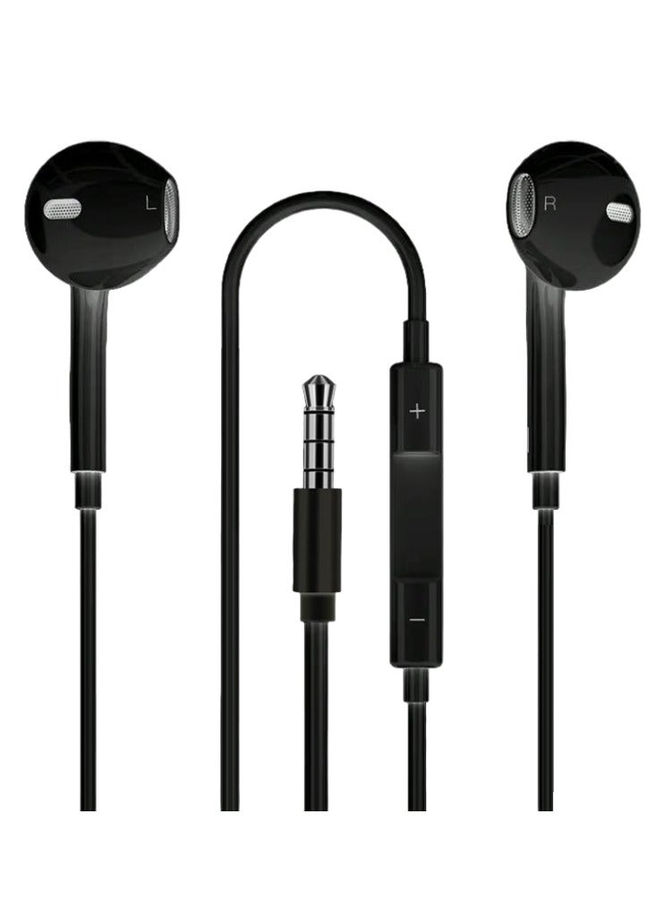 SIA SI-110 WIRED HD STEREO EARPHONE 3.5MM (Black)