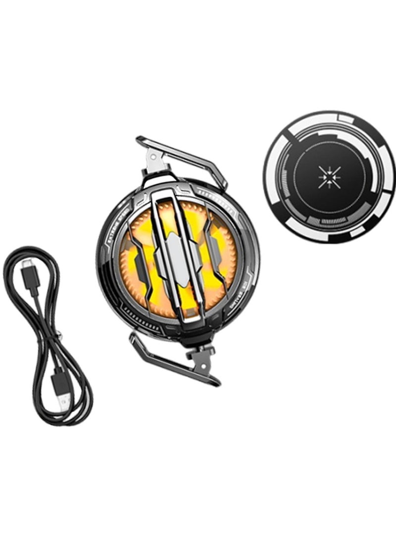 Memo X9 Fan Cooler Radiator Cooling Fan Gaming Type-C  - Image 2