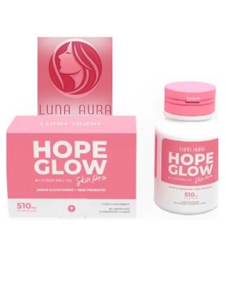 luna aura advanced glutathione LUNA AURA Hope Glow Luna aura 30 capsules | Best Price KSA Best seller