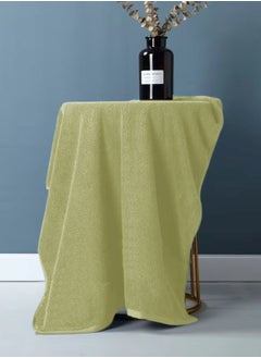 MAXQON Bath Towel - 100% Cotton 600 GSM Large Size (70x140cm) Highly Absorbent And Super Durable, Color Beige  - Image 1