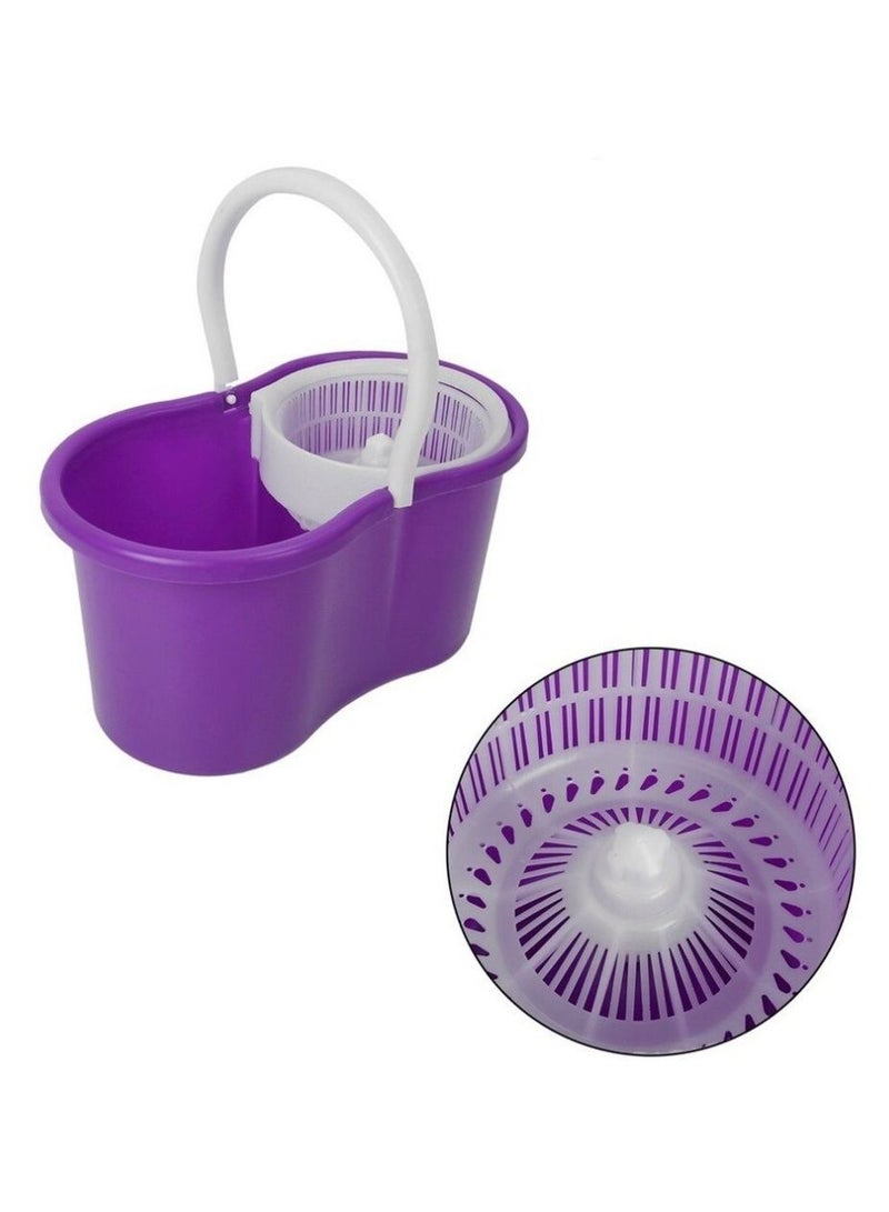 Rotating Spin Mop-Bucket Set With 2 Cleaning Heads - Image 2