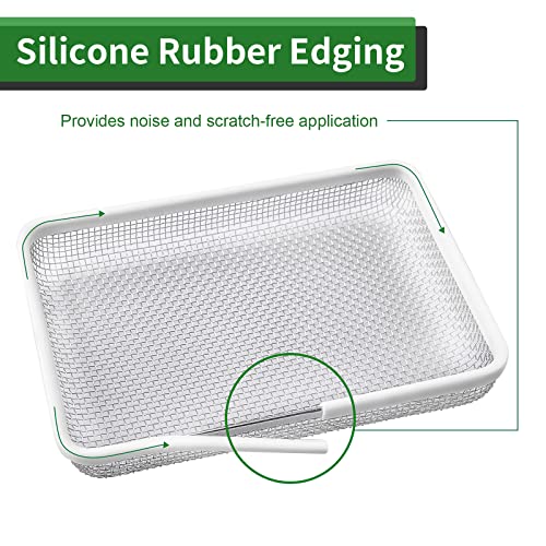 RVGUARD RV Flying Insect Screen for RV Water Heater Vent Cover Protects from Insects Stainless Steel Mesh with Installation Tool and Silicone Rubber 2 Pack(4.5 x 4.5 x 1.3 Inch)(8.5 x 6 x 1.3 Inch) - Image 3