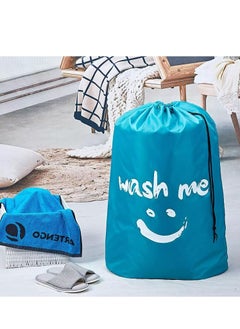 Rubik Wash Me Laundry Bag, Extra Large Machine Washable Travel Dirty Clothes Storage Organizer Basket Drawstring Closure 100 x 69cm  - Image 2