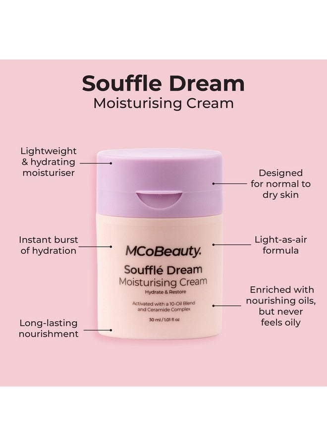 MCoBeauty Souffle Dream Moisturizing Cream Nourishing Hydration For Supple Skin Vegan Cruelty Free Cosmetics - Image 4