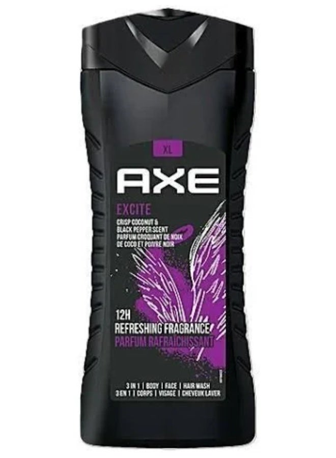 Axe Excite Shower Gel 12H 400ML - Image 2