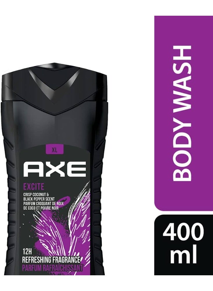 Axe Excite Shower Gel 12H 400ML - Image 1