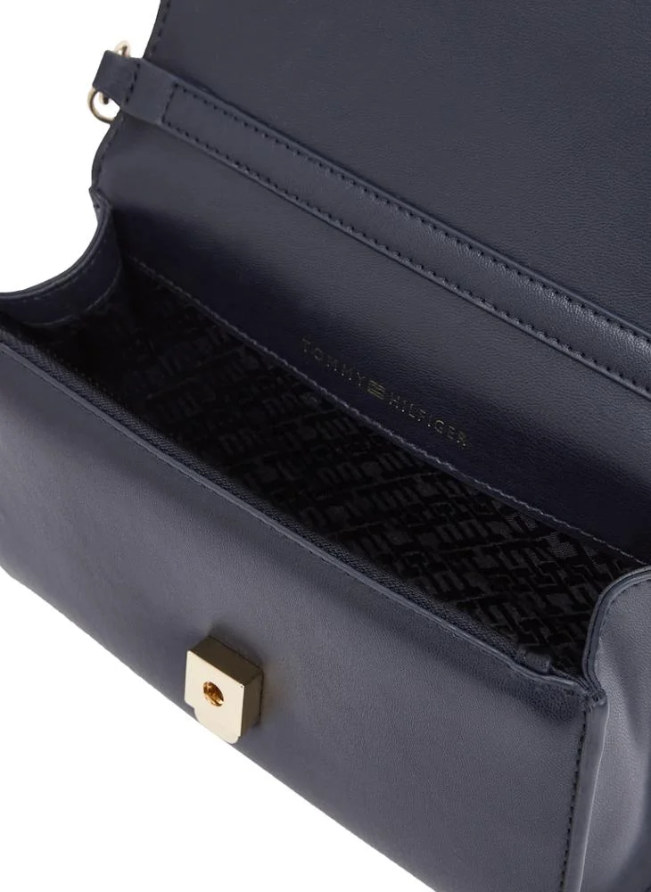TOMMY HILFIGER Logo Detail Flap Over Clutche