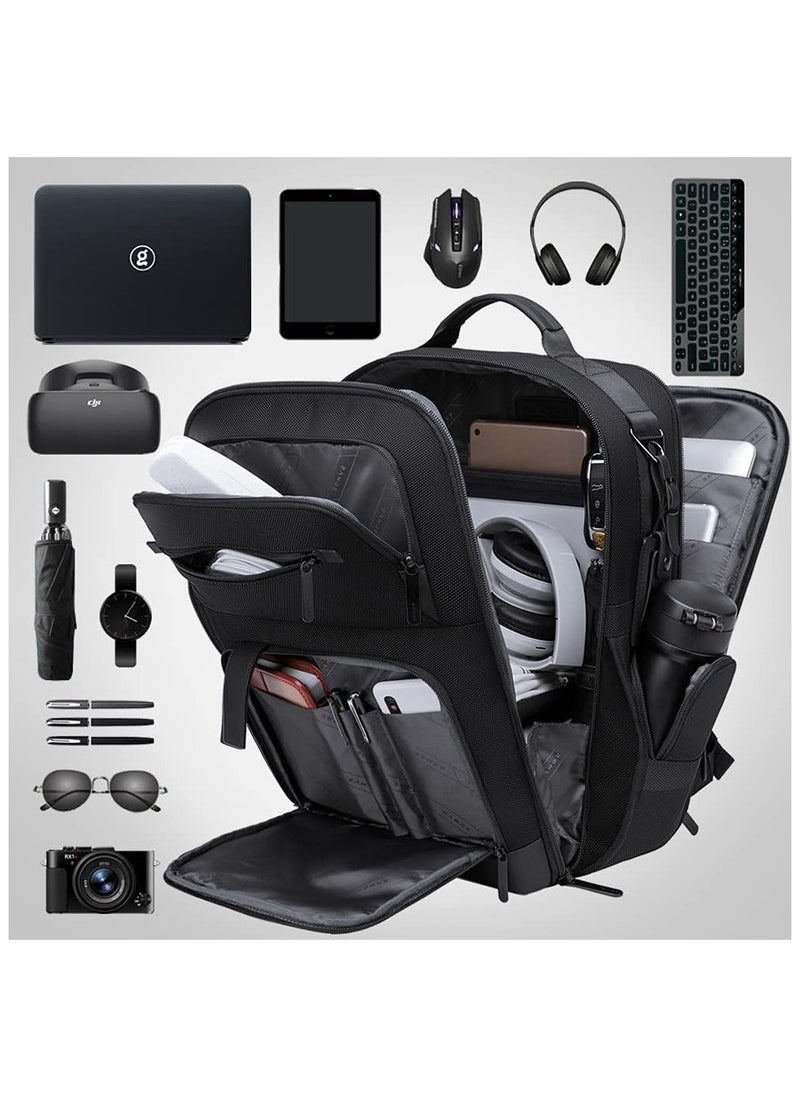 Generic Laptop Backpack Durable Business Computer Travel Backpack with USB Charging Port, Lightweight Casual Bag Daypack for College School Work Office Men, MacBooks,Surface,Notebooks 17 Inch  - Image 4