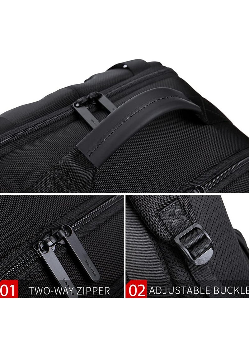 Generic Laptop Backpack Durable Business Computer Travel Backpack with USB Charging Port, Lightweight Casual Bag Daypack for College School Work Office Men, MacBooks,Surface,Notebooks 17 Inch  - Image 5