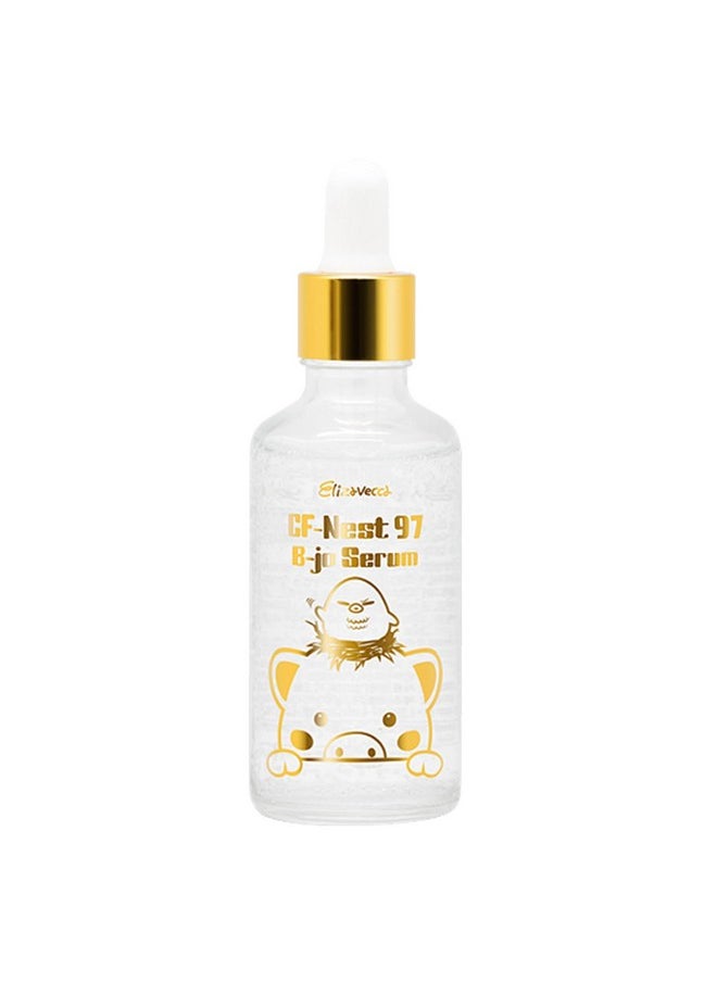 Elizavecca Elizavecca CF Nest 97% B Jo Serum 1.7 Ounce - Real Water Under Eye Serum for Women | Under-Eye Serum | Water Under Eye Serum | Volume Up Under Eye Serum  - Image 1