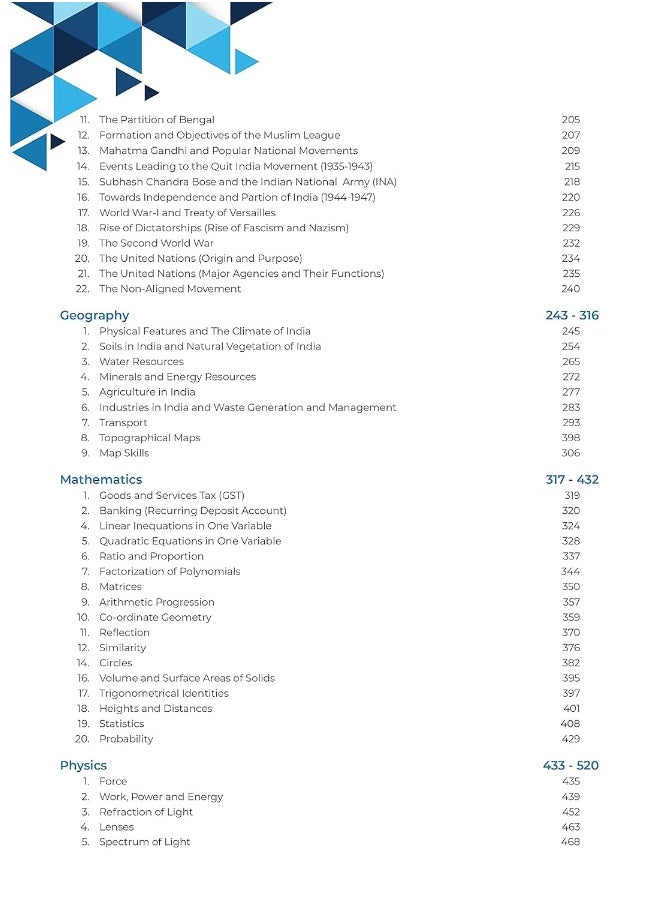null - Oswal Printers & Publishers Pvt. Ltd Chapterwise Last 10 Years Solved Papers: Icse Class 10 for 2022 Examination - Image 1