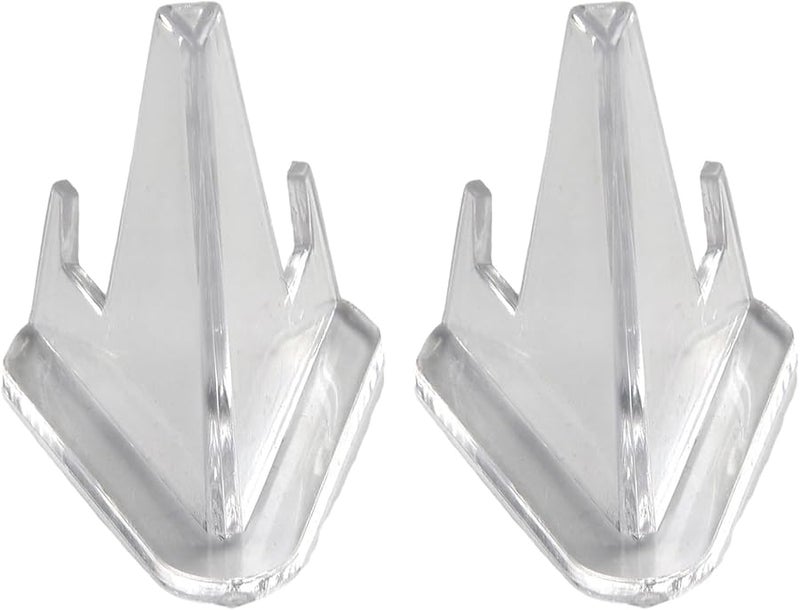 2 Pack Acrylic Commemorative Coin Display Stand Transparent Triangle Easel For Medals Cards Photos Shells - Image 2