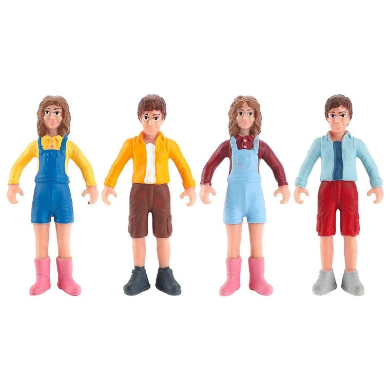 1 25 Scale Miniature Figure Models 4pcs For Diorama Display And Scene Arrangement - Image 2