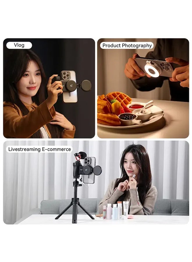 Ulanzi LM19 Magnetic Selfie Light - Black - Image 2