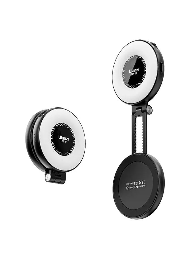 Ulanzi LM19 Magnetic Selfie Light - Black - Image 1