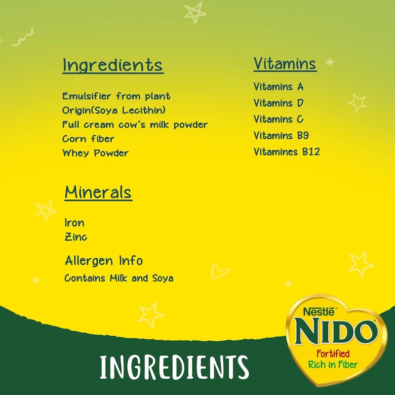 Nido Nestle Nido Fortified Milk Powder Rich in Fiber 750.0 grams - Image 5