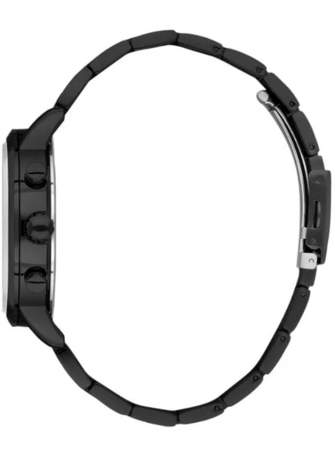 Slazenger Slazenger Men's Quartz Movement Watch, Multi Function Display and Metal Strap - SL.9.6559.2.02, Black