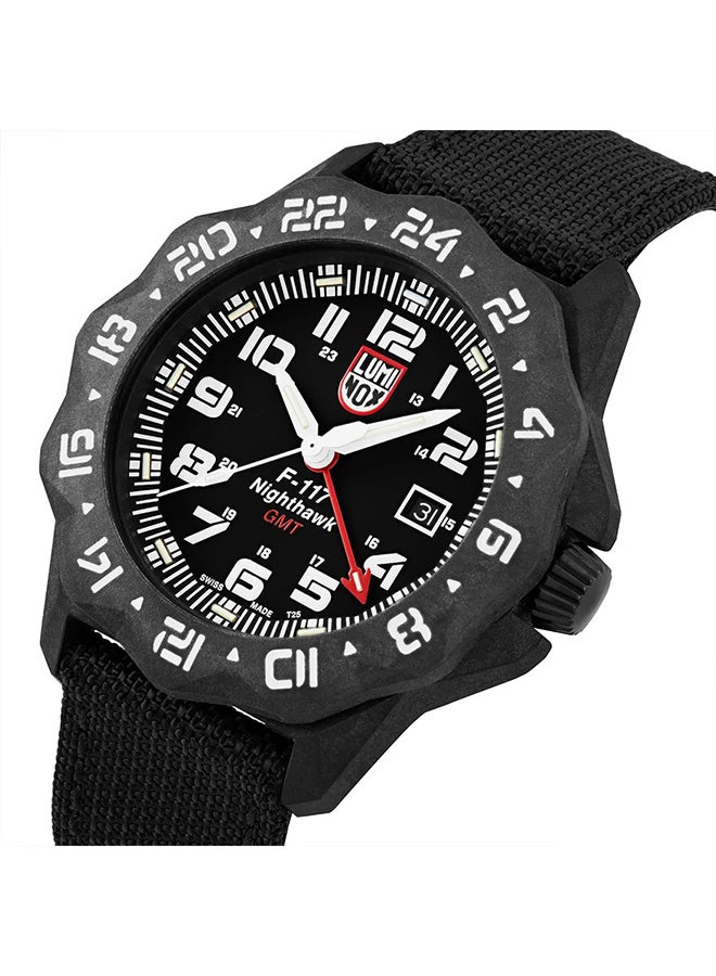 لومينكس ساعة يد جلدية للرجال بتصميم دائري بعقارب مقاس  ملم - Image 3