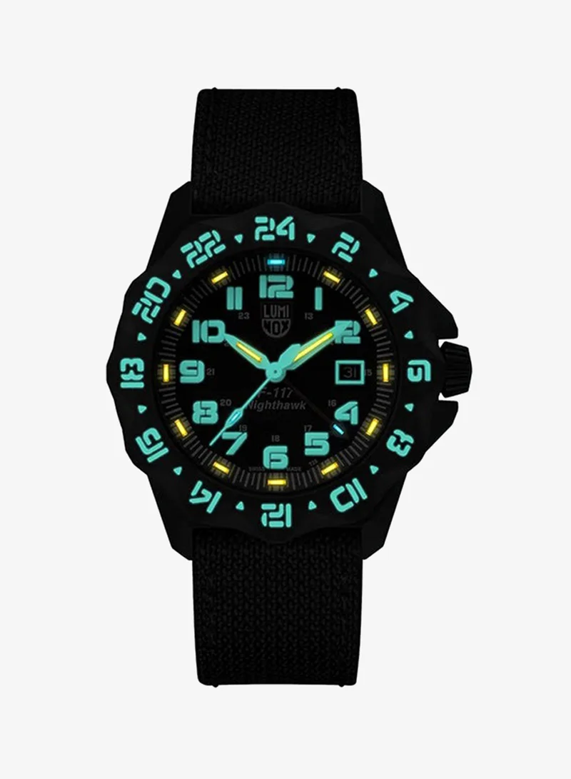 Luminox Men's Analog Round Shape Leather Wrist Watch XA.6441 - 44 Mm