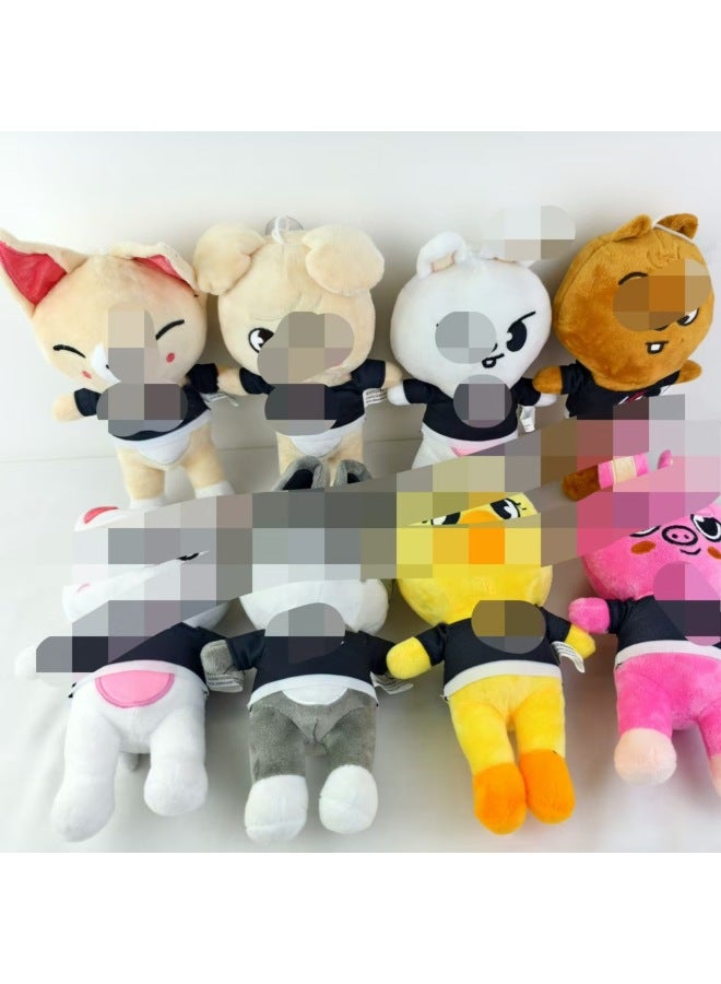 Street Children Doll Grasping Machine Doll Plush Toy Pet Doll Children Gift In Stock-Color:Fox-Height:22cm - Image 2