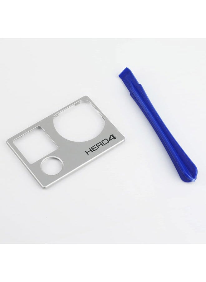 SOONSUN - Front Cover Faceplate Frame Housing Replacement Repair Part for GoPro Hero 4 Black and Silver - Image 1