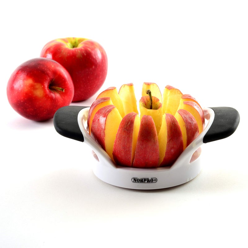 Norpro Norpro Grip EZ Fruit Corer and Wedger, White  - Image 4