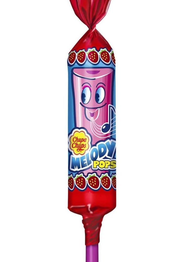 Chupa Chups Strawberry Melody Pops - Musical Lollipops, Pack of 48 - Image 2