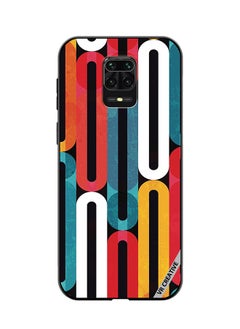 VR CREATIVE غطاء حماية واقٍ لهاتف Xiaomi Mi Note 10 Lite 5G بتصميم ماركوس المائي متعدد الألوان  - Image 1