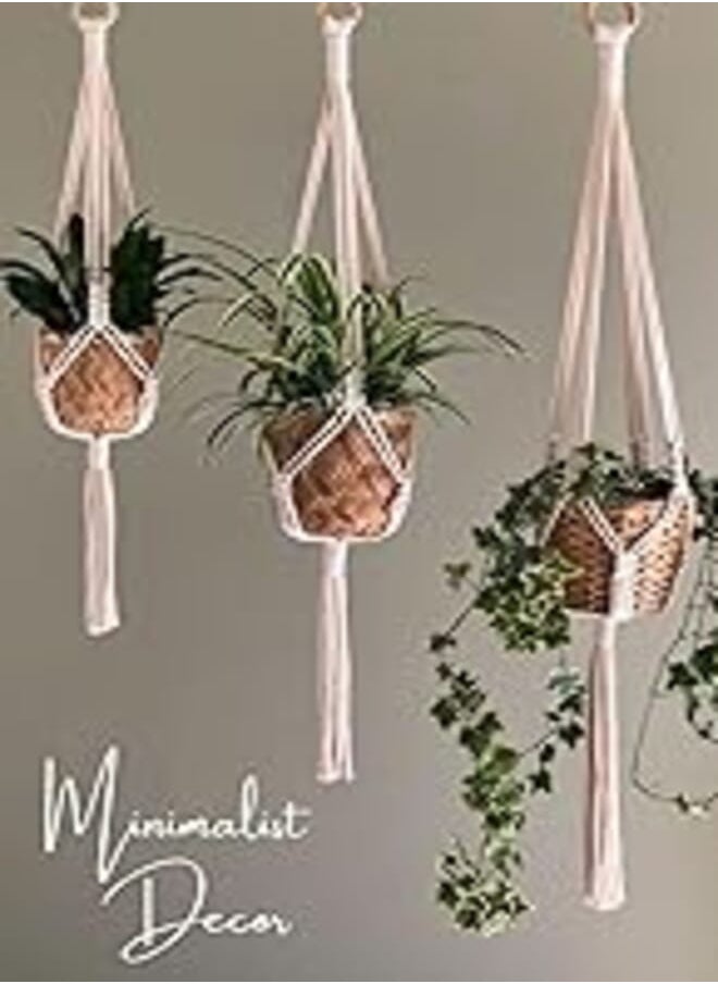 Hayah Trendy's/boho decor - Plant Macrame Holder - Wall Hanging Planter Macrame 