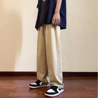 Casual Pants Mens Korean-style Fashionable Summer New Arrival Straight Pants Loose Trendy Brand Japanese-style Retro All-match Pants Khaki - pzsku/Z8FAE3274E9C22886B3E4Z/45/1746211712/8c56f401-2cf1-48fe-b7a4-941acb53dd0f