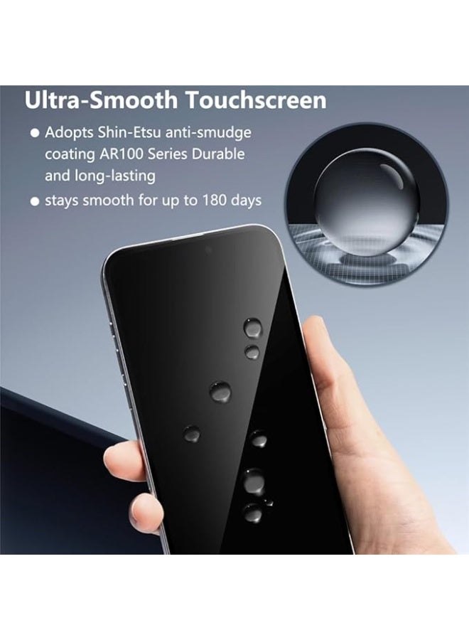 Tempered Glass Screen Privacy Protector Compatible with iPhone 17 Pro, Easy Installation, 9H Hardness, Screen Protector, Anti-Fingerprint, Bubble-Free - Image 3