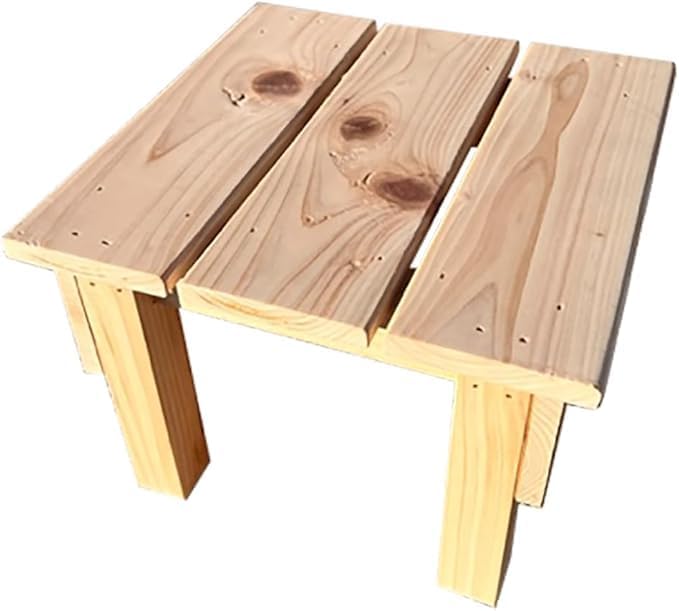 Horoof Home Natural Wooden Convenient Stand – Durable and Stylish Multipurpose Table, 27 x 27 x 12 cm, SL111 - Image 1