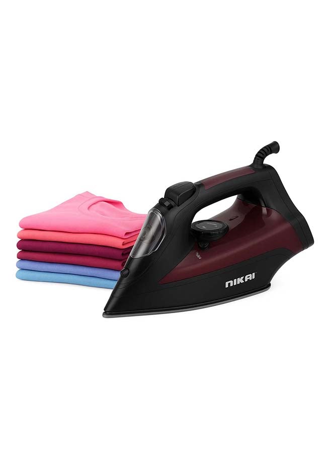 Steam Iron for Clothes - Dry, Spray Iron | Burst Steam Function 360ML | Water Tank | Self-Cleaning Electric Iron for Home Use 2200W - 2 Years Warranty 360 ml 2200 W NSI707TS Black