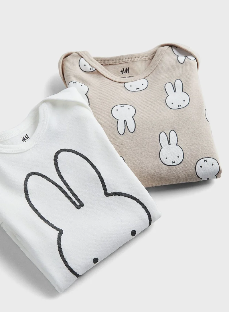 H&M Kids 2 Pack Graphic Bodysuit