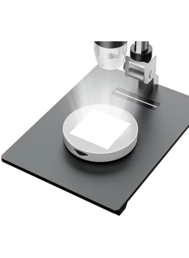 Microscope Bottom LED Light With Adjustable Brightness And Transparent Glass Panel Size B - Image 3