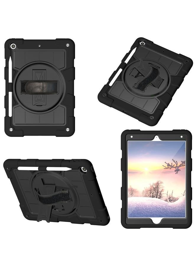 Zaboon Case For iPad 10.2 2021 / 2020 / 2019 Silicone Hybrid PC Shockproof Tablet Case with Shoulder Strap - Image 3