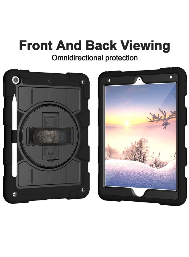 Zaboon Case For iPad 10.2 2021 / 2020 / 2019 Silicone Hybrid PC Shockproof Tablet Case with Shoulder Strap - Image 5