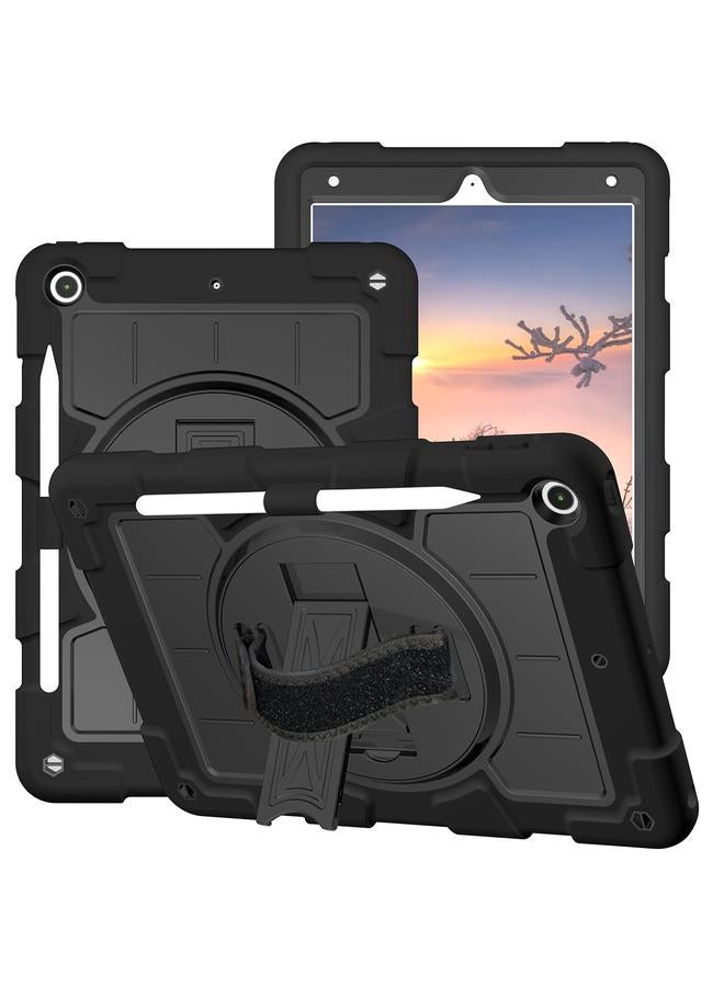 Zaboon Case For iPad 10.2 2021 / 2020 / 2019 Silicone Hybrid PC Shockproof Tablet Case with Shoulder Strap - Image 2