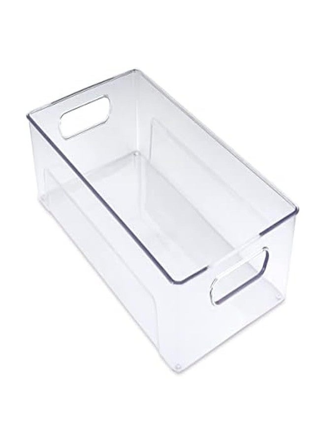 كوبكو صندوق تخزين شفاف من كوبكو، مقاس 13.9 × 7.4 × 4.05 بوصة، مناسب للمطبخ، الثلاجة، المخزن، غرفة الغسيل، وغيرها. - Image 1