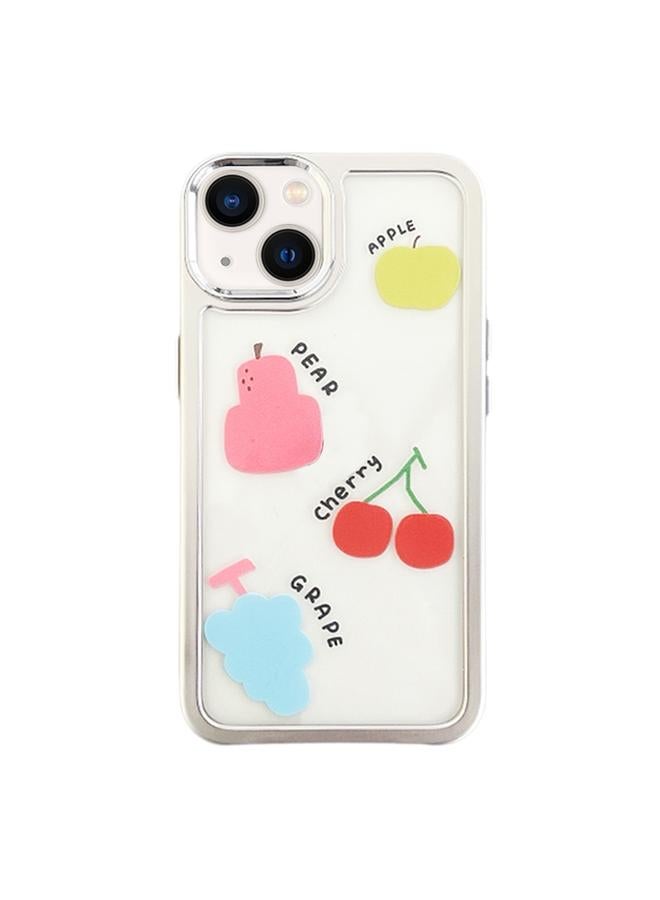 S-TOP Case For iPhone 13 Clear Illustration Graffiti Pattern TPU + PC Phone Case - Image 1