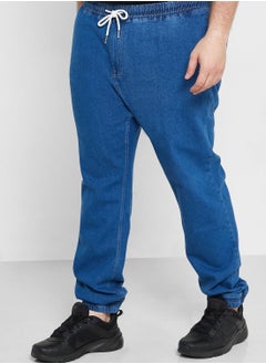 Relaxed Fit Denim Joggers