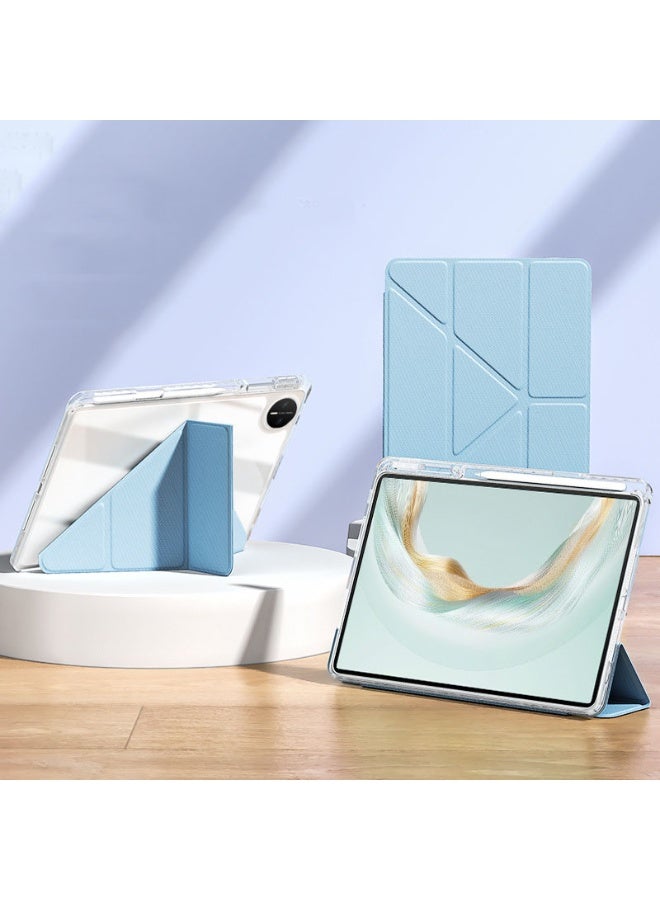 Huawei Matepad Pro 12.2 Inch Case 2025 with Stand, PU Leather+Back Transparent Protection Case, Auto-Sleep/Wake - Image 5