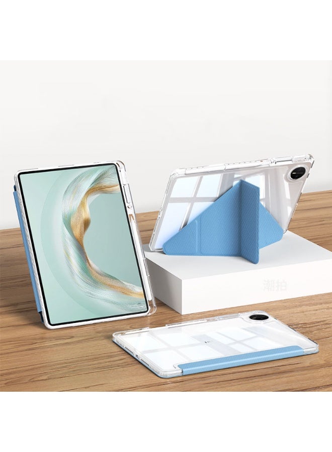 Huawei Matepad Pro 12.2 Inch Case 2025 with Stand, PU Leather+Back Transparent Protection Case, Auto-Sleep/Wake - Image 4