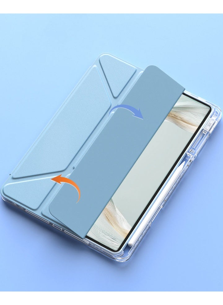 Huawei Matepad Pro 12.2 Inch Case 2025 with Stand, PU Leather+Back Transparent Protection Case, Auto-Sleep/Wake - Image 3