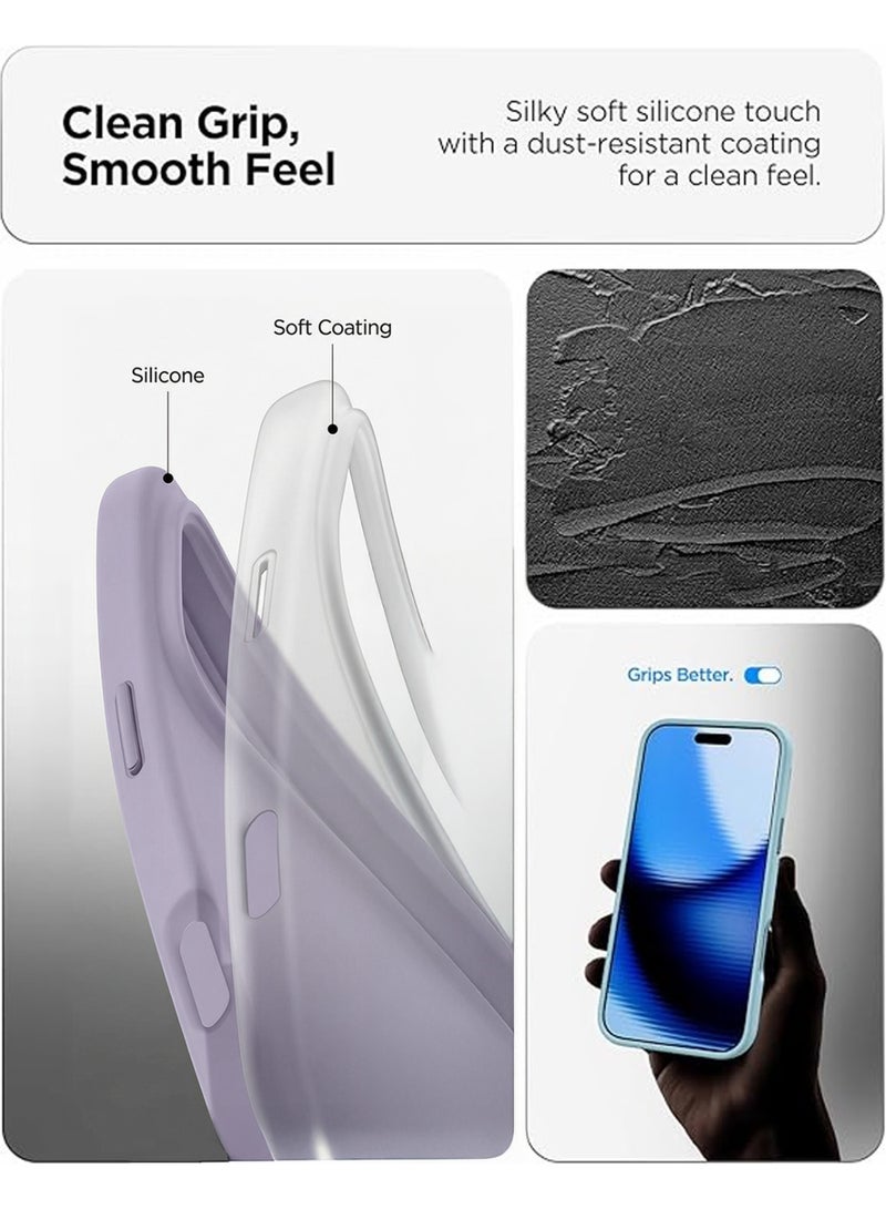 موبكوس جراب Mobcos iPhone 17 Pro أرجواني اللون، بتصميم Elite Ring، مصنوع من السيليكون الفاخر، مزود بخاصية الشحن اللاسلكي المغناطيسي | ملمس ناعم كالحرير | حماية فائقة ضد الصدمات بمعايير عسكرية | توافق مغناطيسي قوي | غطاء أنيق وفاخر - Image 3